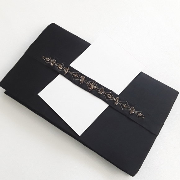 Vintage Clutch Black Antique Silver - Picture 8 of 8